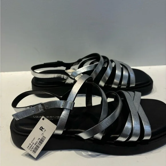 Vagabond Shoemakers Connie Strappy Sandal Silver 37 - Picture 4 of 7